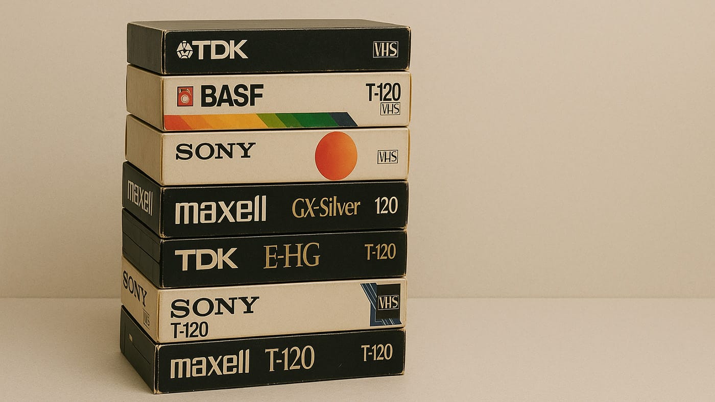 Which company invented the VHS?