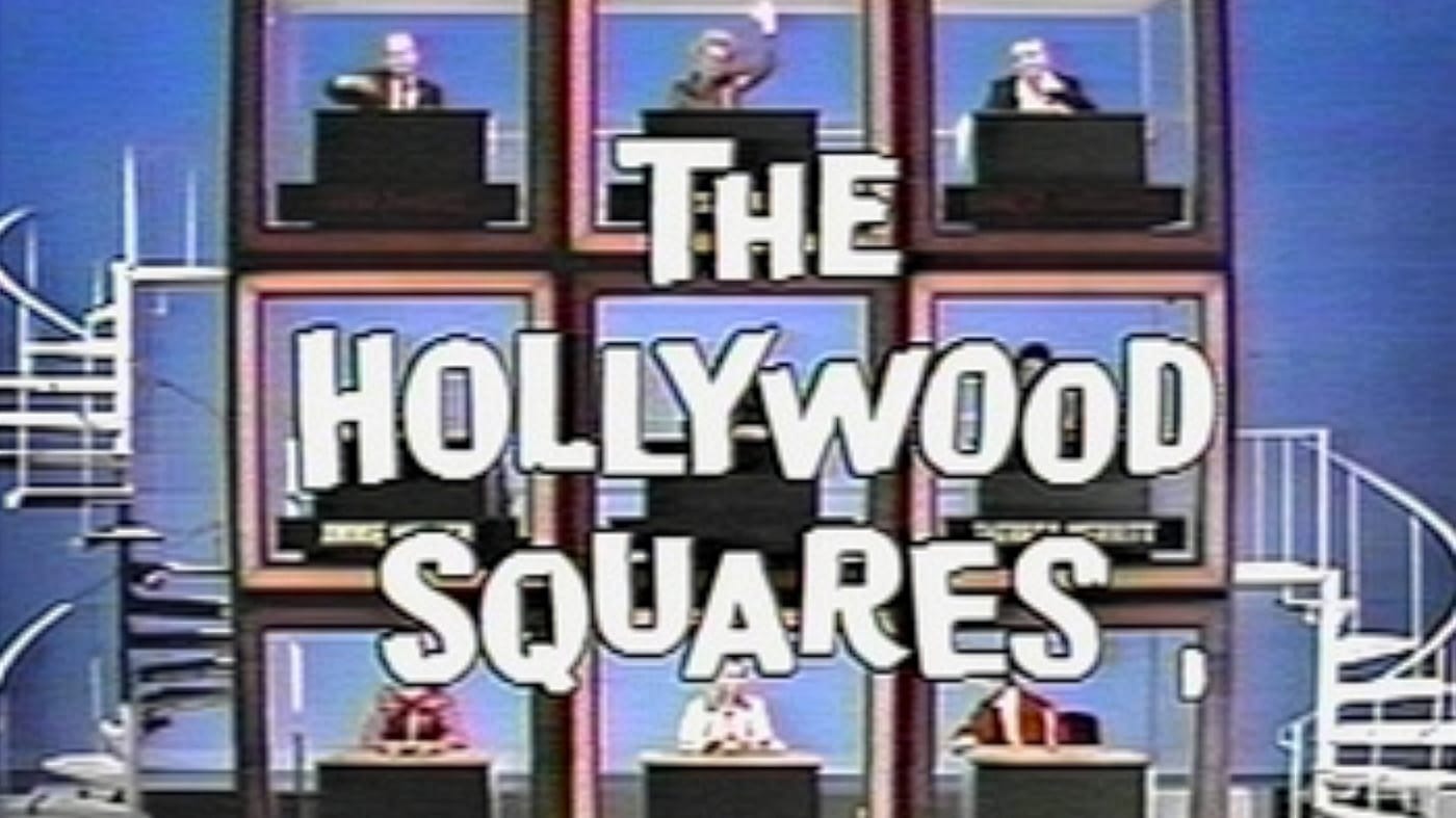 Who was the first host of "The Hollywood Squares"?